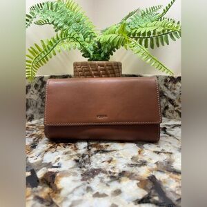 Fossil Tan Leather Wallet